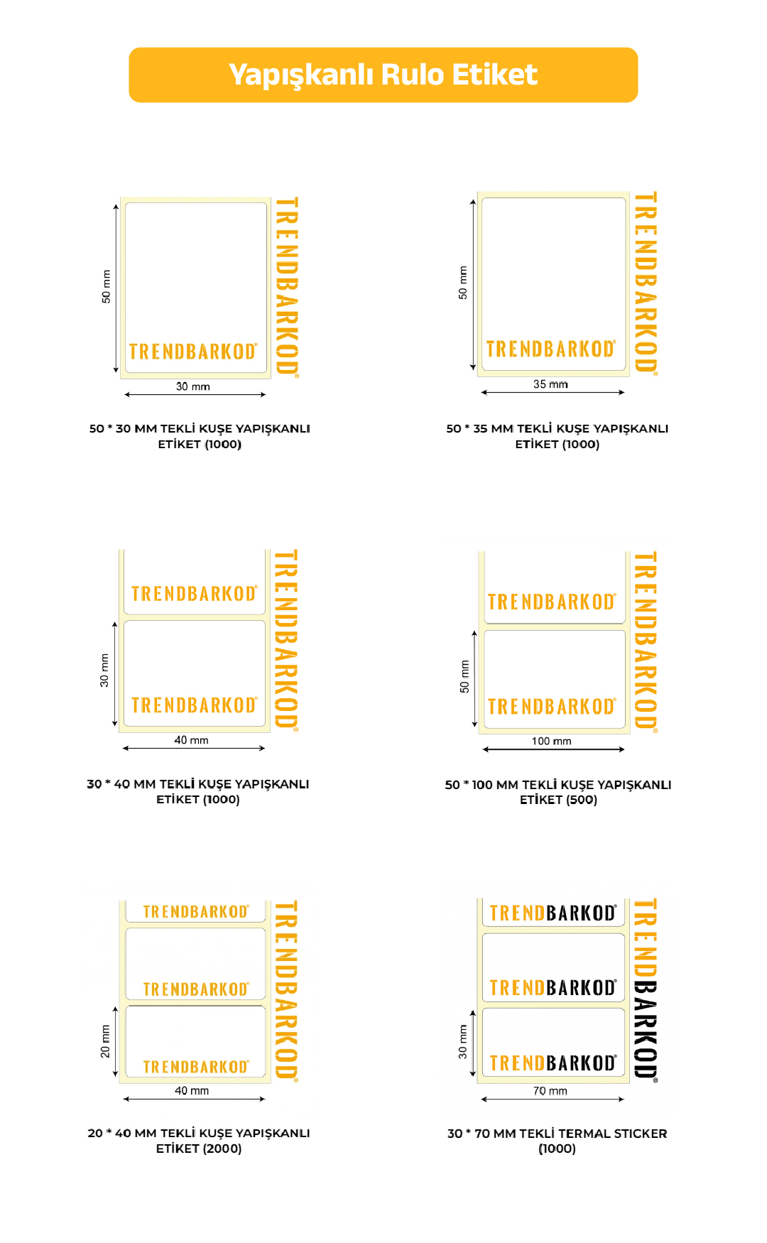 Adhesive Roll Labels